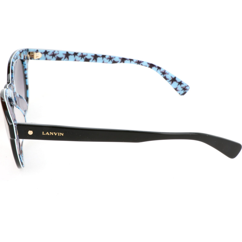 【義大利直送】全新品 Lanvin 黑色閃亮圖案太陽鏡-2