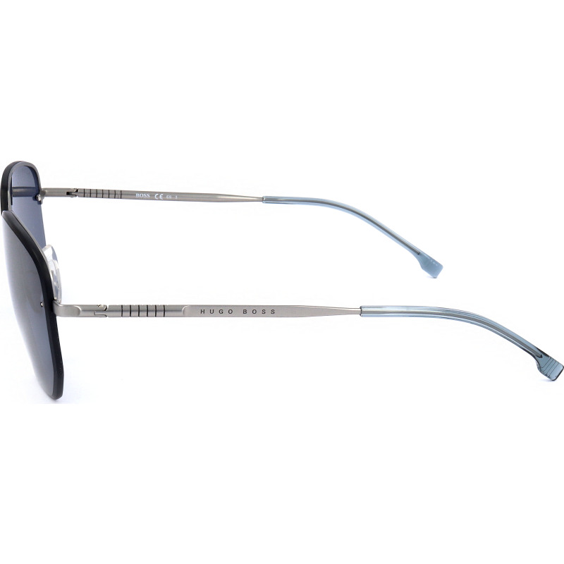 【義大利直送】全新品 Hugo Boss 深色鍍釕太陽鏡-2
