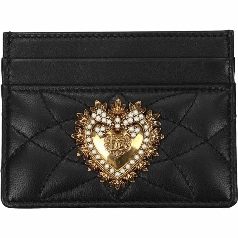 【義大利直送】全新品 Dolce&gabbana 公文包 devotion 女士 皮革 黑色-1