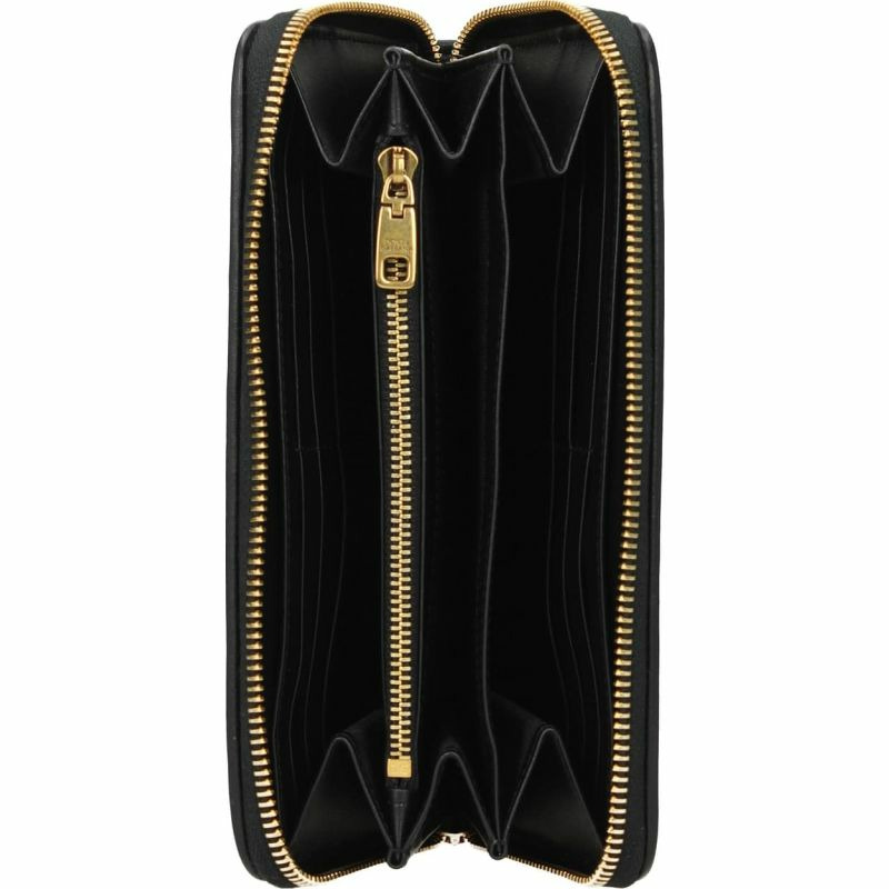 【義大利直送】全新品 Dolce&gabbana 錢包 devotion 女士 皮革 黑色-1