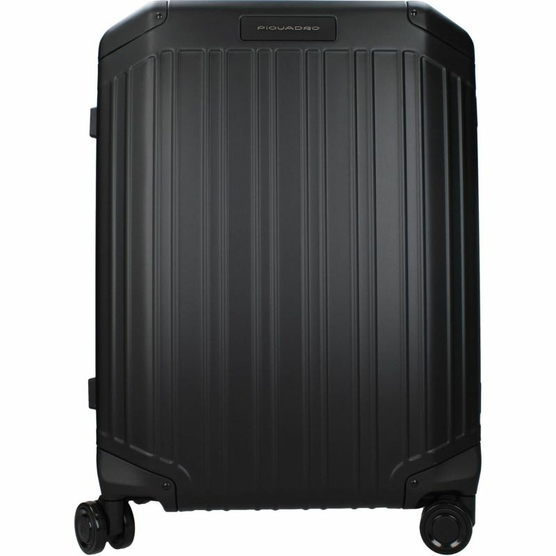 【義大利直送】全新品 Piquadro 帶輪行李艙 37l 男士鋁黑色-0