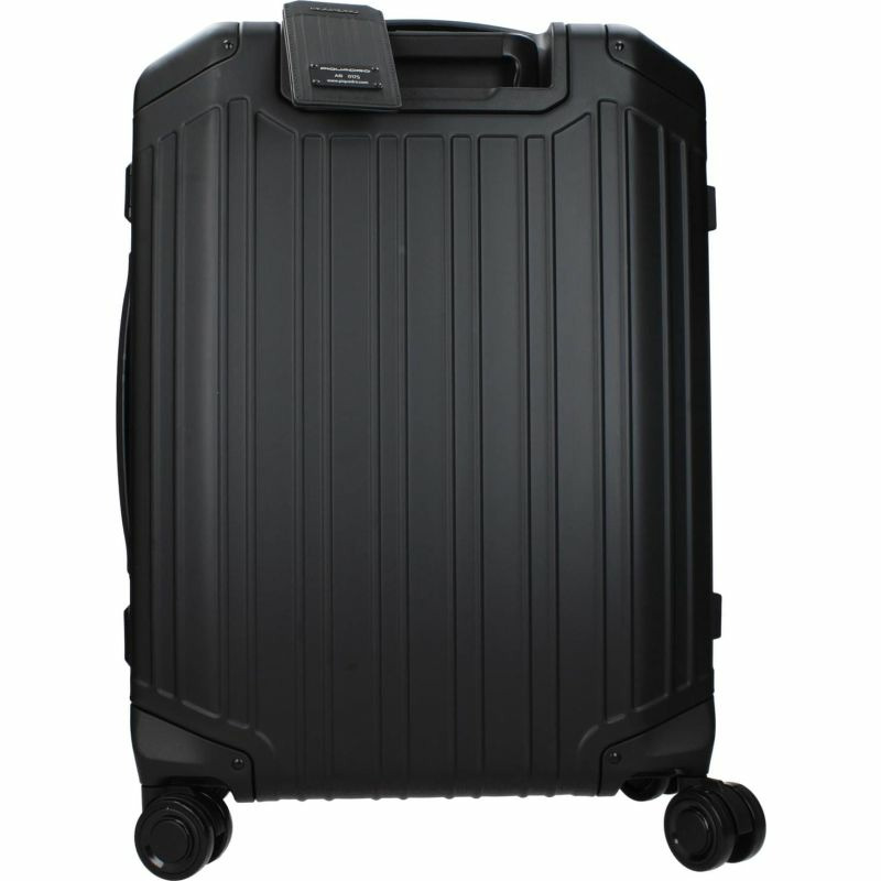 【義大利直送】全新品 Piquadro 帶輪行李艙 37l 男士鋁黑色-2