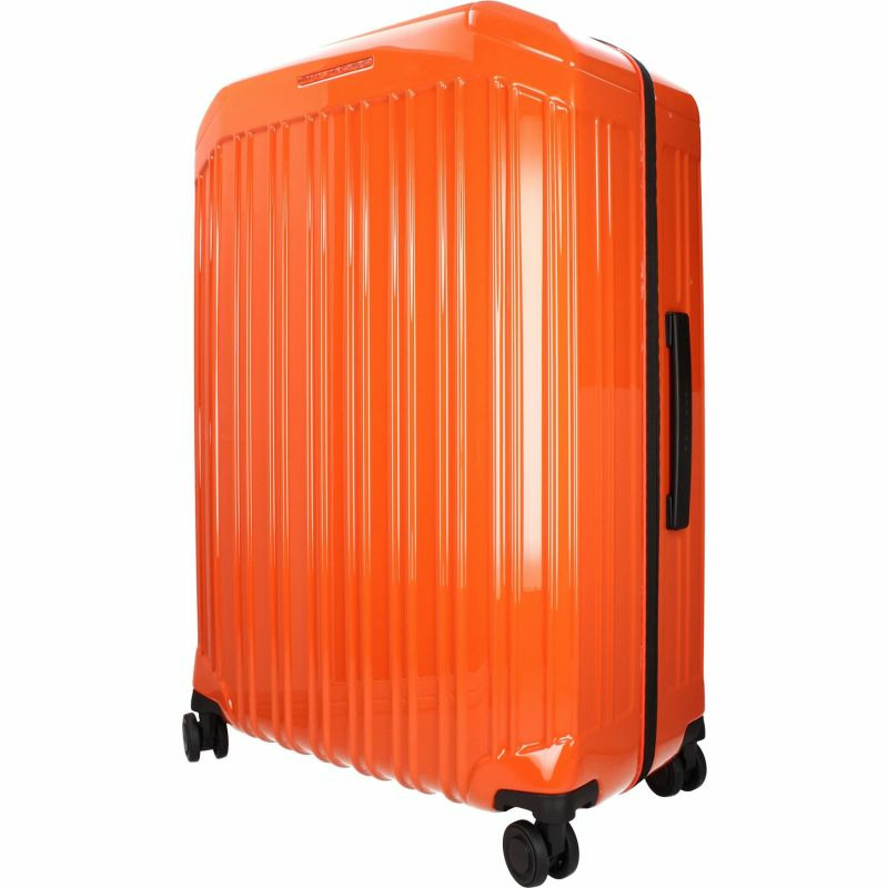 【義大利直送】全新品 Piquadro 帶輪行李箱 60 升男士聚碳酸酯橙色-1