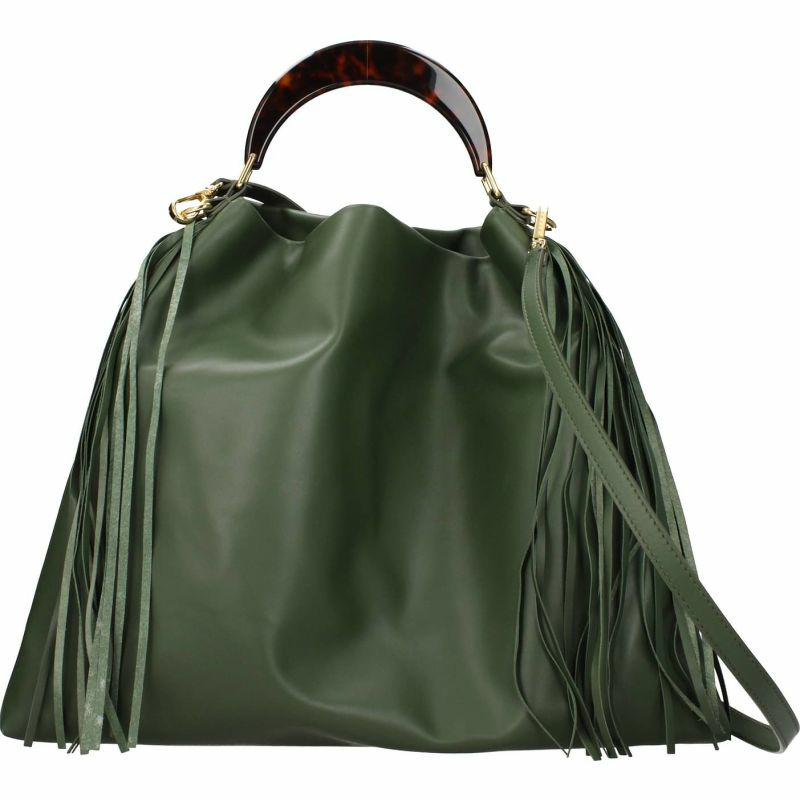 【義大利直送】全新品 Marni 手袋 venice 女士 皮革 綠色-1