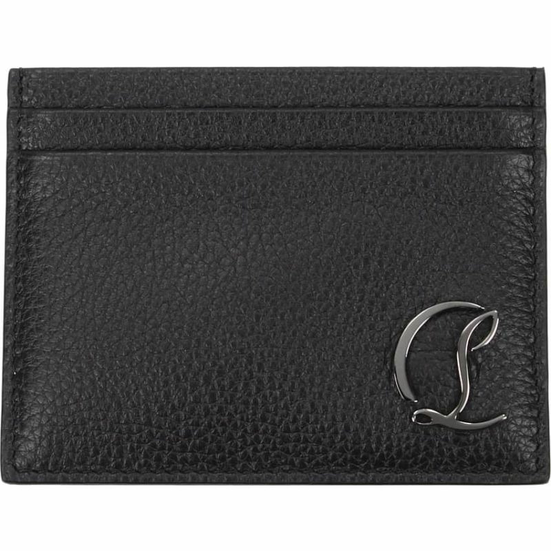 【義大利直送】全新品 Louboutin 文件夾 kios 男士皮革黑色-0