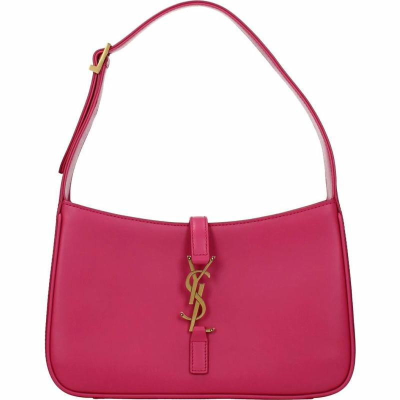 【義大利直送】全新品 Saint laurent 手提包 hobo 女士皮革紫紅色-0
