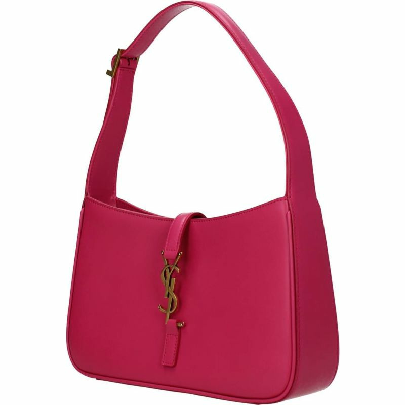 【義大利直送】全新品 Saint laurent 手提包 hobo 女士皮革紫紅色-1