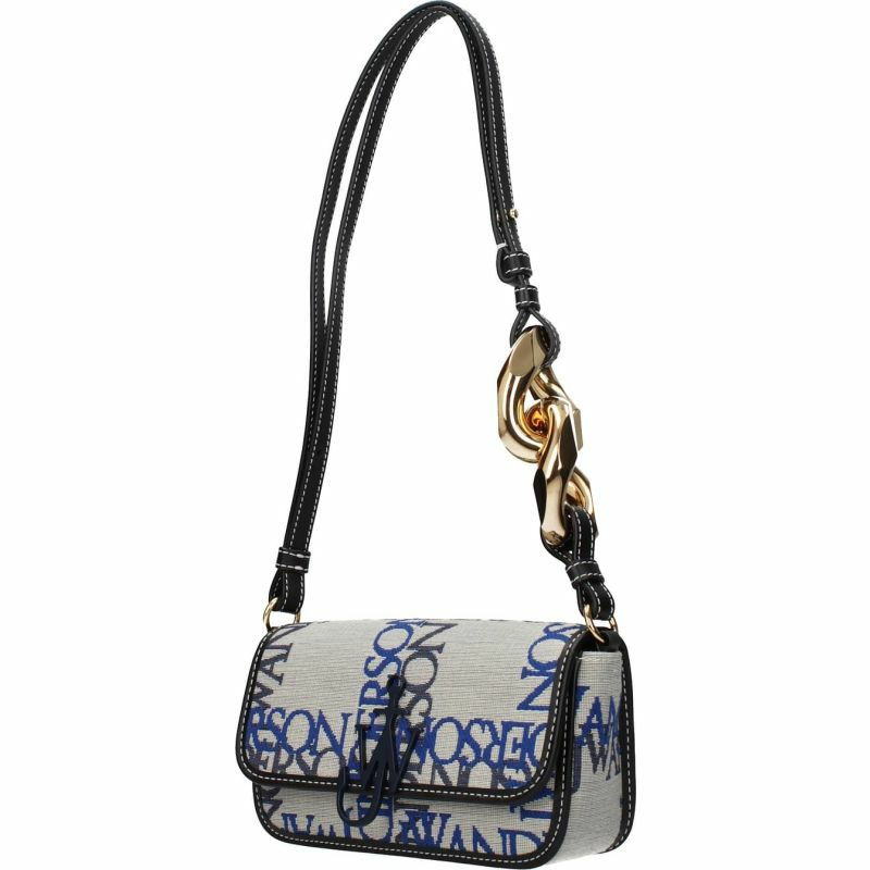 【義大利直送】全新品 Jw anderson 單肩包女士面料灰色黑色-1