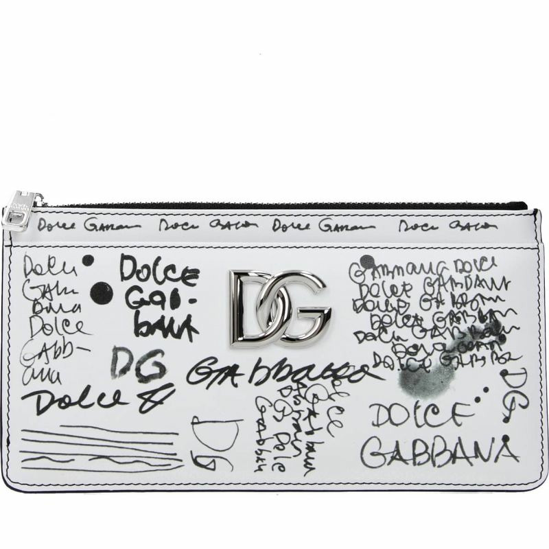 【義大利直送】全新品 Dolce&gabbana 證件夾 女士 皮革 白色-1