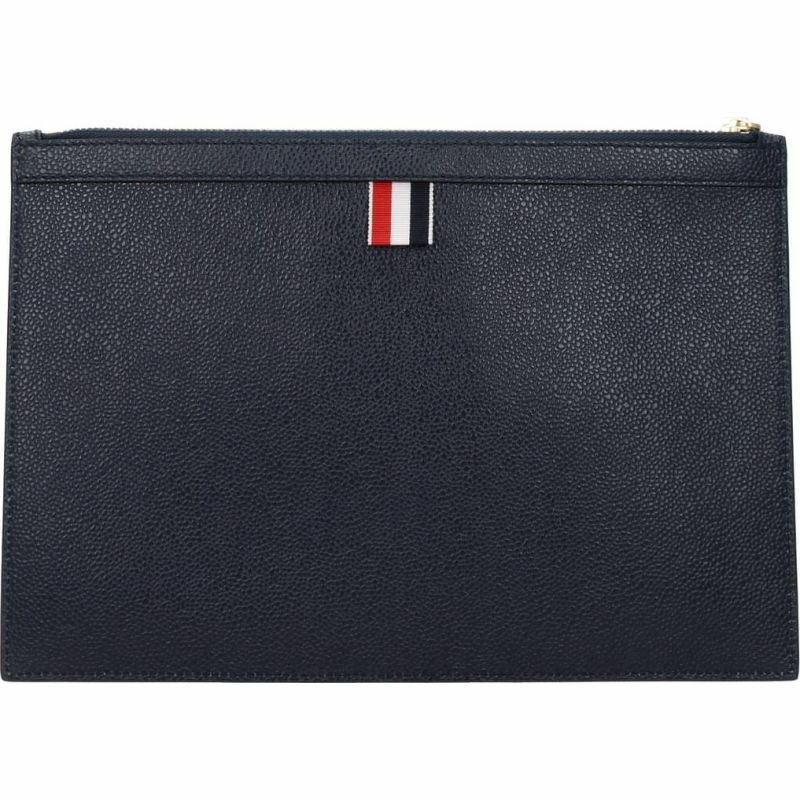 【義大利直送】全新品 Thom browne 手拿包男士皮革藍色藍色海軍藍-2