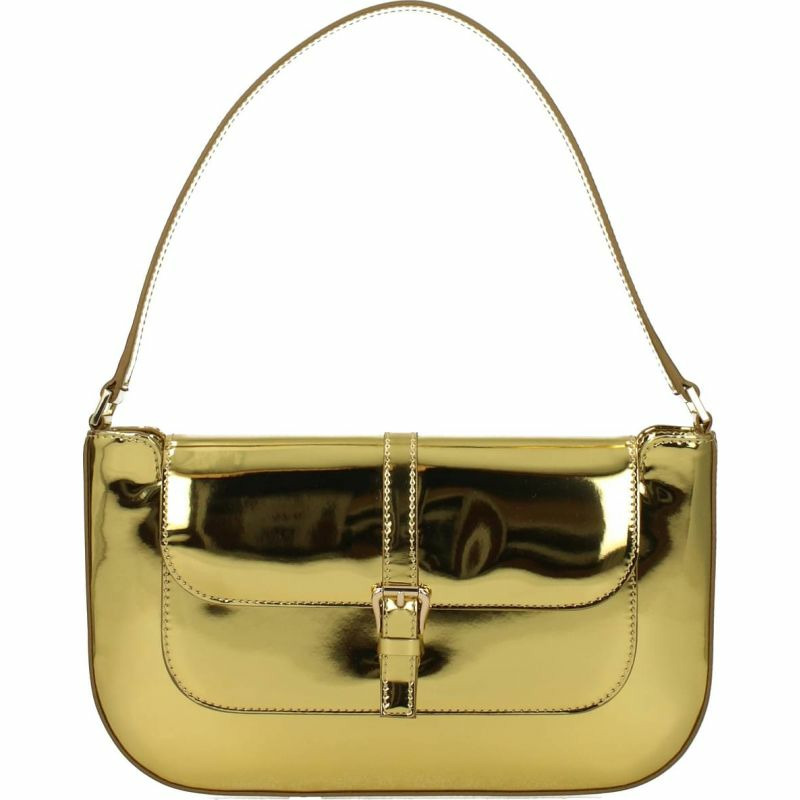 【義大利直送】全新品 By far 手提包 miranda 女士 聚氨酯 金色-0