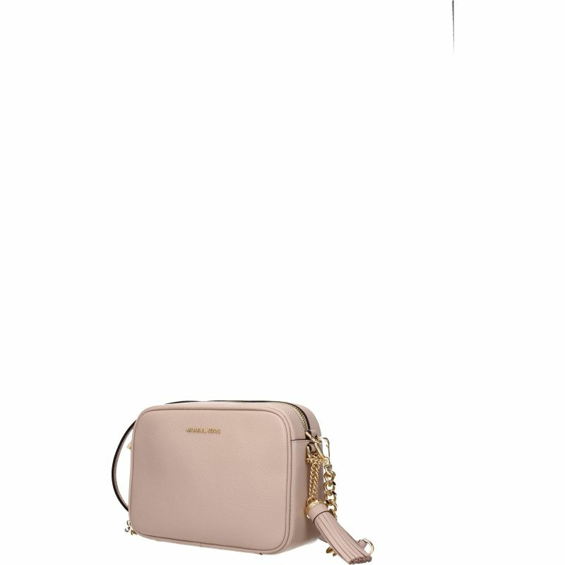 【義大利直送】全新品 Michael kors 斜挎包 ginny 女士 皮革 粉色 柔粉色-1