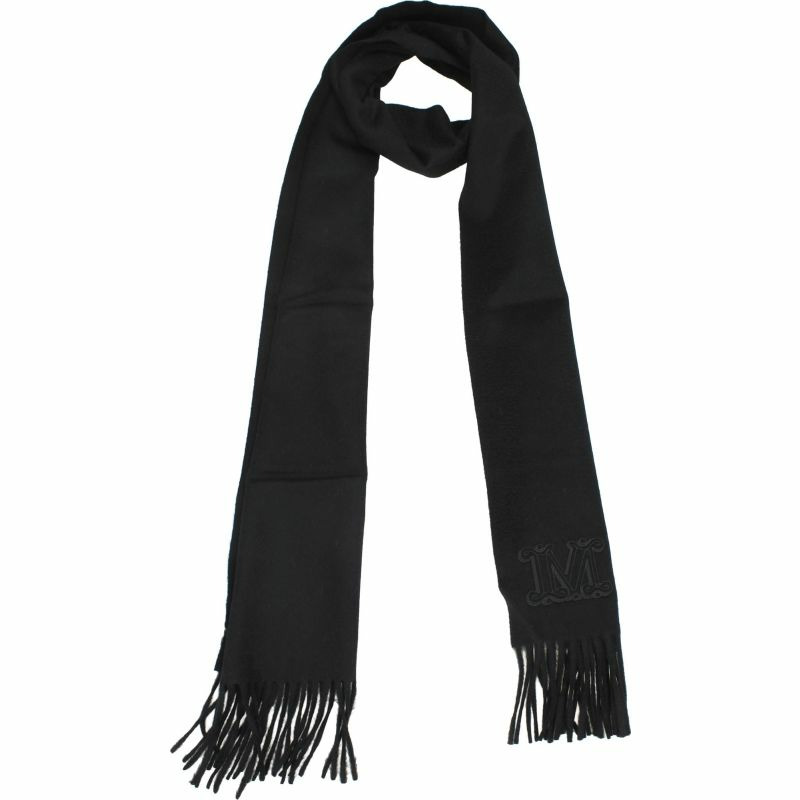 【義大利直送】全新品 Max mara 圍巾 wsdalia 女士羊絨黑色黑色-0