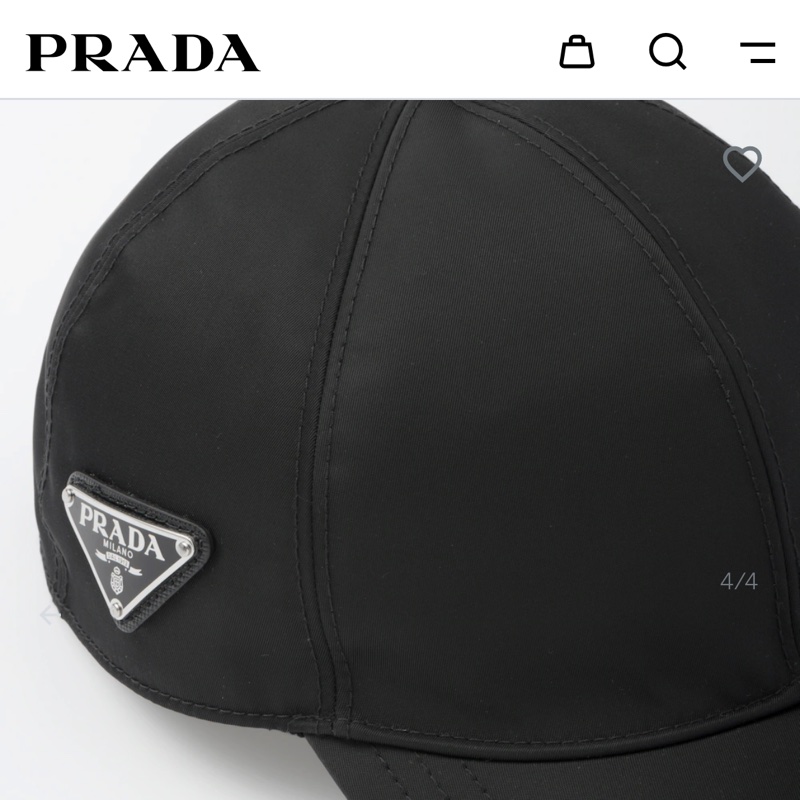 PRADA 尼龍棒球帽-0