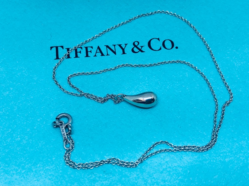 Tiffany 經典水滴925純銀項鍊-2