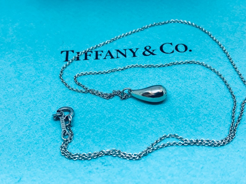 Tiffany 經典水滴925純銀項鍊-3