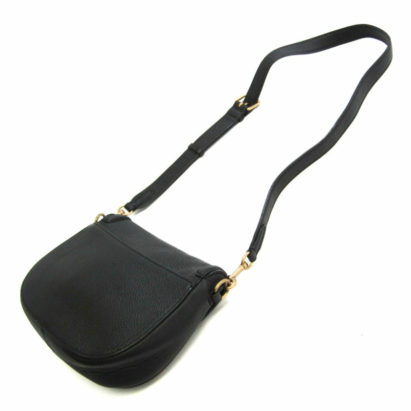 日本直送】Coach 貓馬鞍包20 F31113 女士皮革，絨面革單肩包黑色