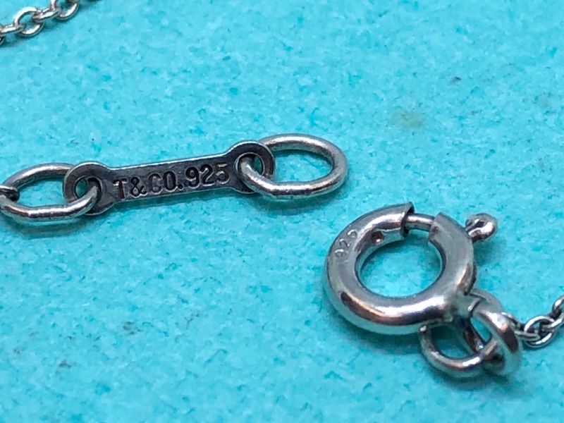 Tiffany 經典十字架925純銀項鍊-3