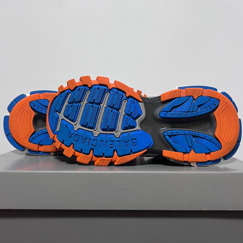 Balenciaga Track Orange Blue 白藍橘 42號 巴黎世家 台中新光三越購入 誠可議 球鞋 二手精品 九成新 復古老爹鞋 科技跑鞋 巴黎世家 台中新光三越購入-5