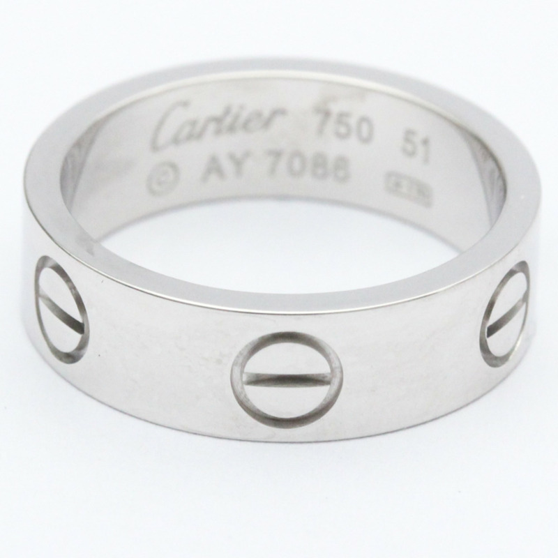 【日本直送】拋光卡地亞 Love Ring 18K 白金戒指 BF558351-0