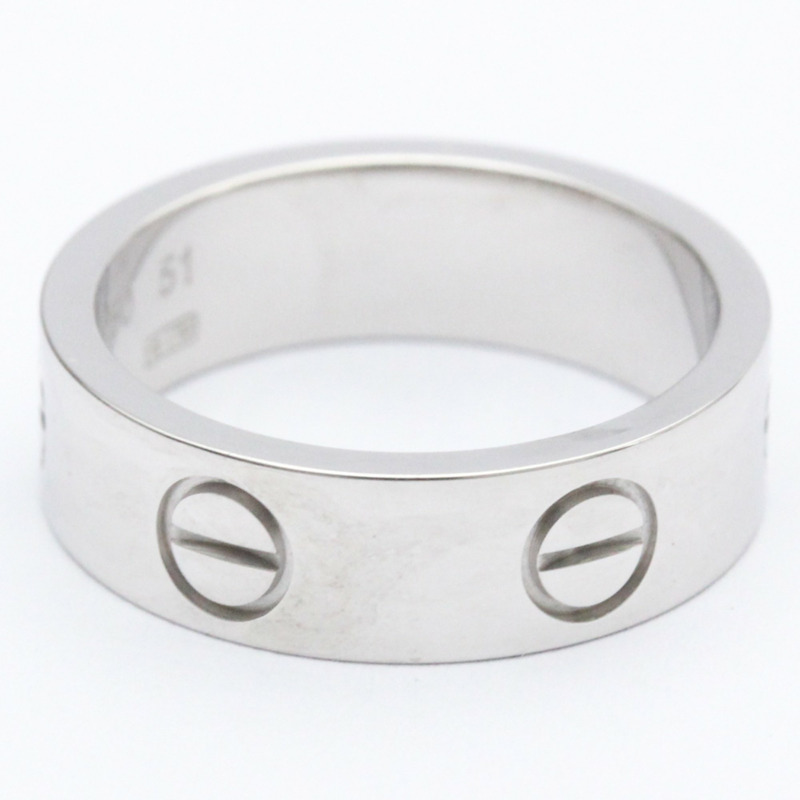 【日本直送】拋光卡地亞 Love Ring 18K 白金戒指 BF558351-4
