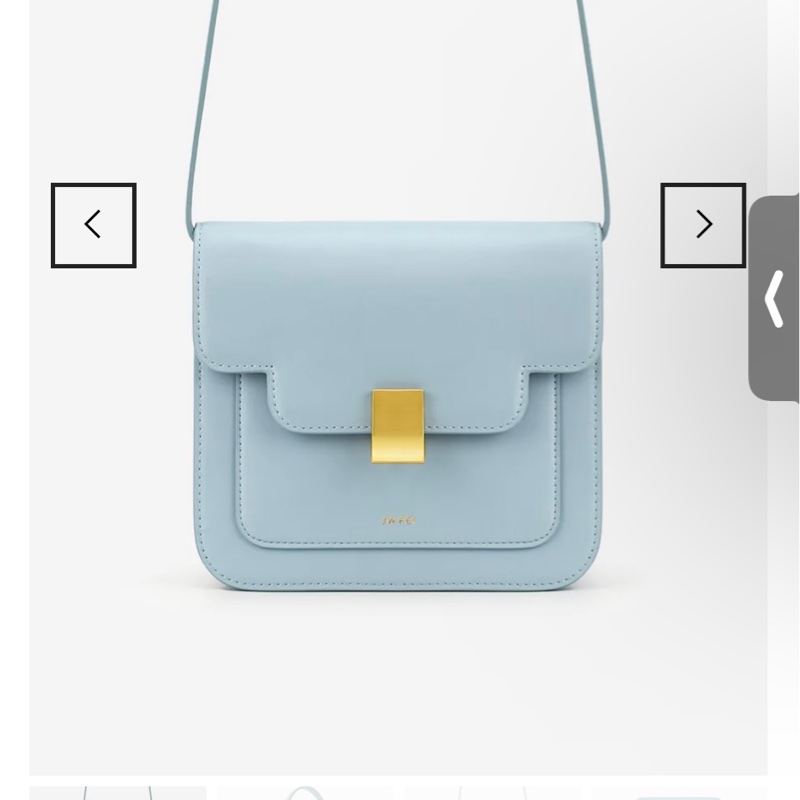 JW PEI -Kylee 斜跨包 咖酒紅 金扣 肩背包側背包小包-5