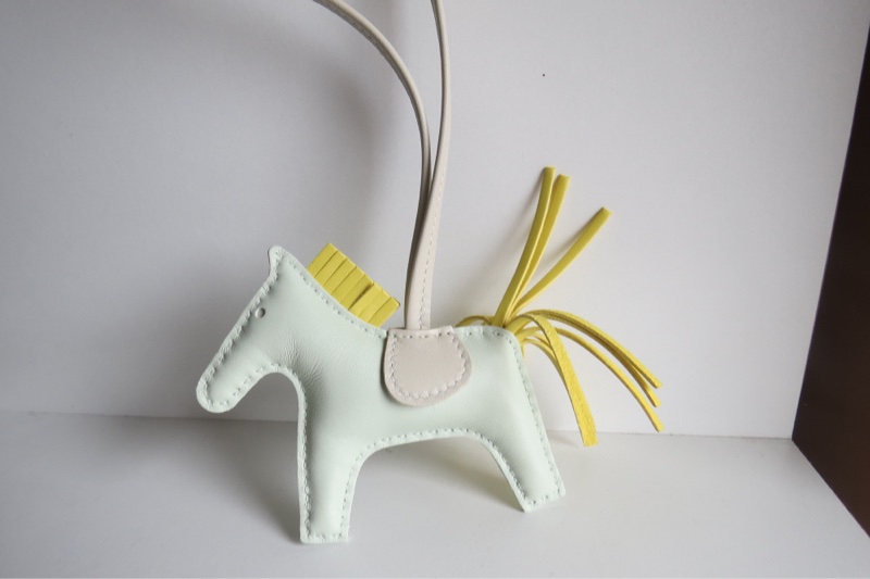 愛馬仕 Rodéo PM 小馬 汽泡綠 全新-3