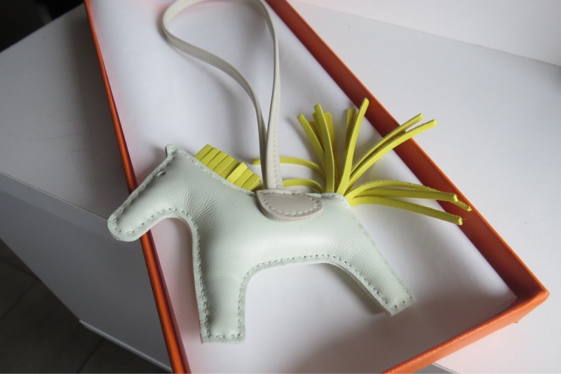 愛馬仕 Rodéo PM 小馬 汽泡綠 全新-7