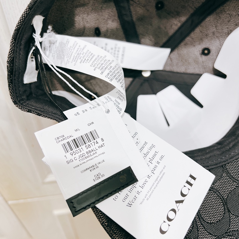 Coach 老花 棒球帽 Signature Jacquard Baseball Hat-8