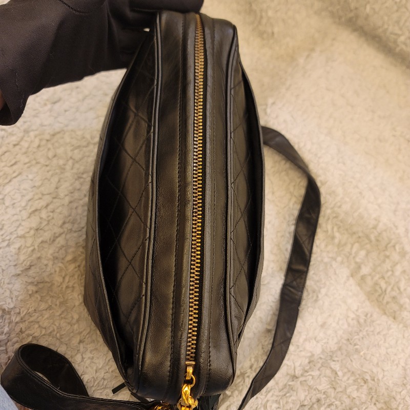 Chanel 香奈兒 金球流蘇相機包 側背包-6