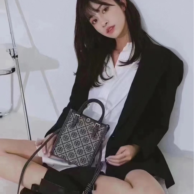 《美國直送》全新Tory Burch緹花琴譜包/老花迷你托特包-0