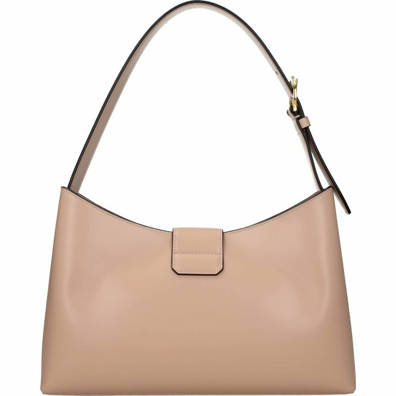 【義大利直送】全新品 Salvatore ferragamo 單肩包 trifolio 女士皮革粉紅色杏仁酒-2