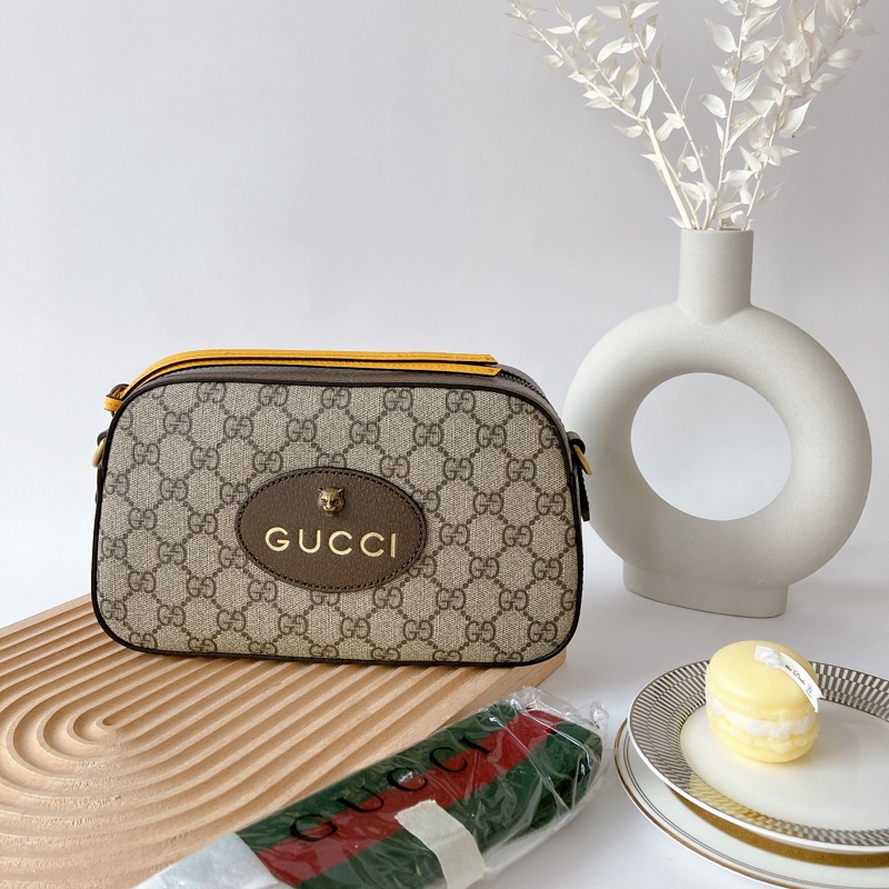 Gucci 經典虎頭 相機包-0