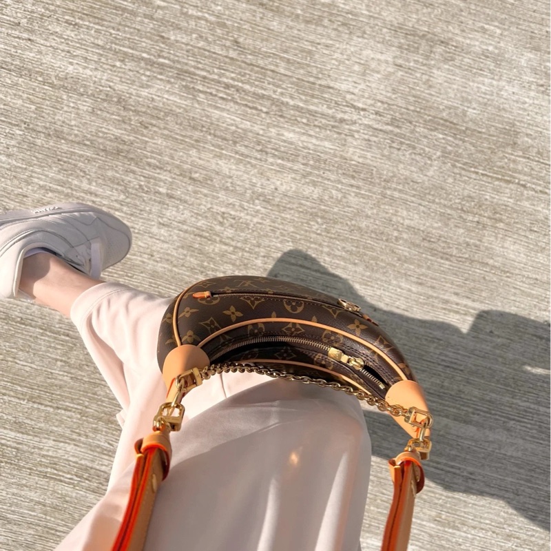 LV LOUIS VUITTON 月亮包 月牙包 101購入 全套購證-1