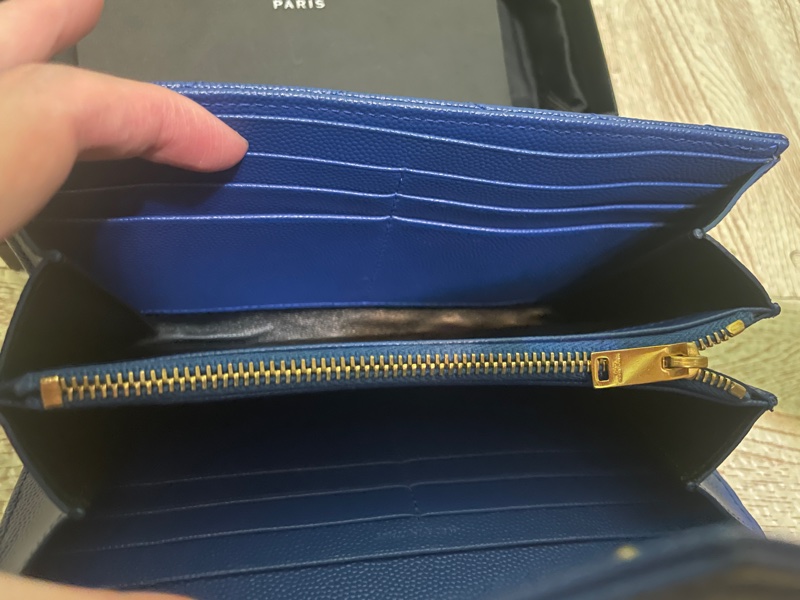 YSL信封式長夾(小牛皮)-3