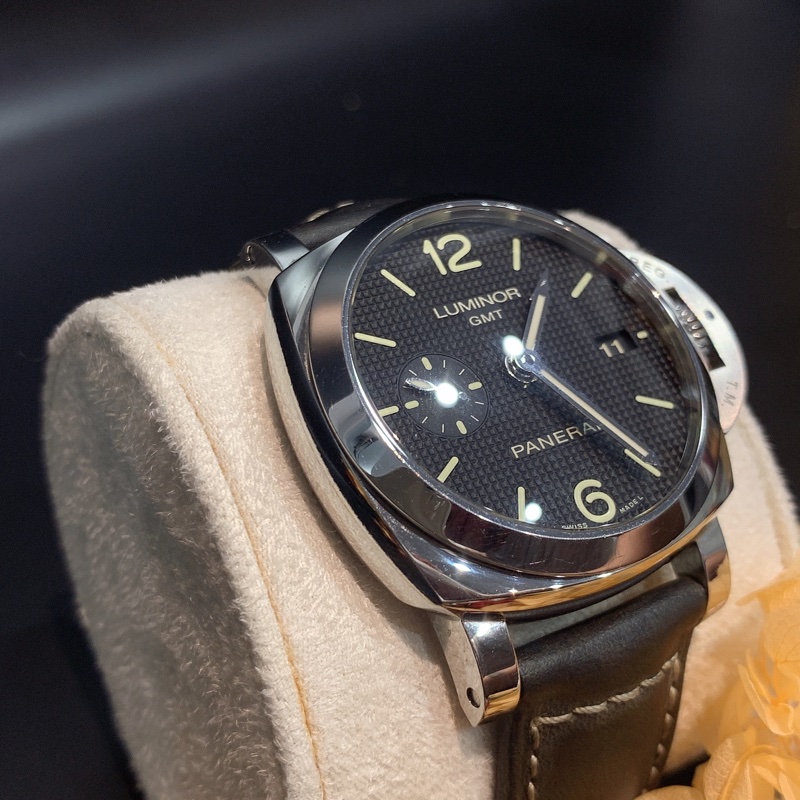 PANERAI 沛納海 LUMINOR GMT 535 兩地時間自動上鏈機械錶/手錶42mm-2