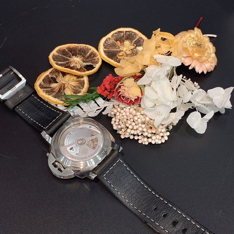 PANERAI 沛納海 LUMINOR GMT 535 兩地時間自動上鏈機械錶/手錶42mm-4