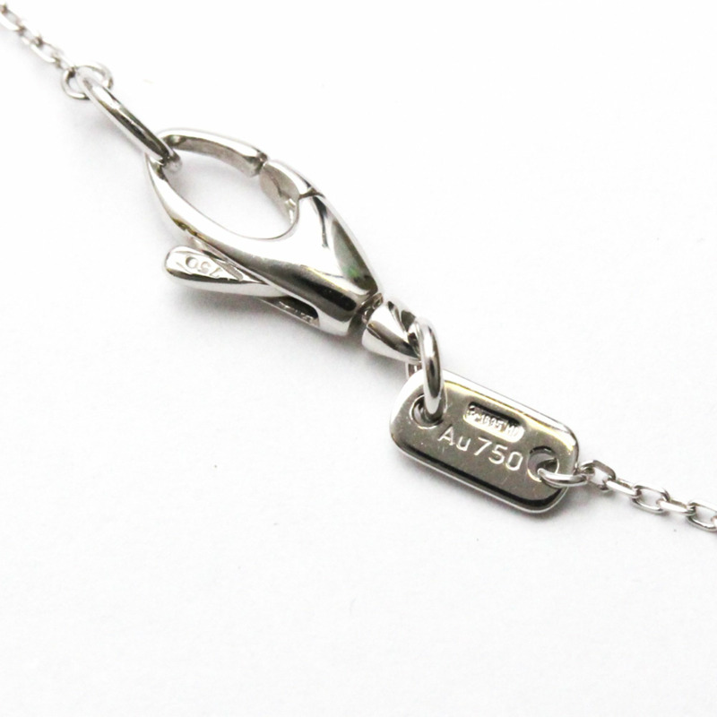 【日本直送】拋光 GUCCI 十字心形鑽石項鍊 18K 白金 BF559201-6