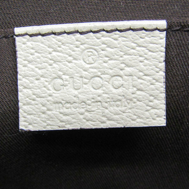 【日本直送】Gucci Abbey GG 圖案 130939 女士皮革，GG 帆布手提包深棕色，米白色-7