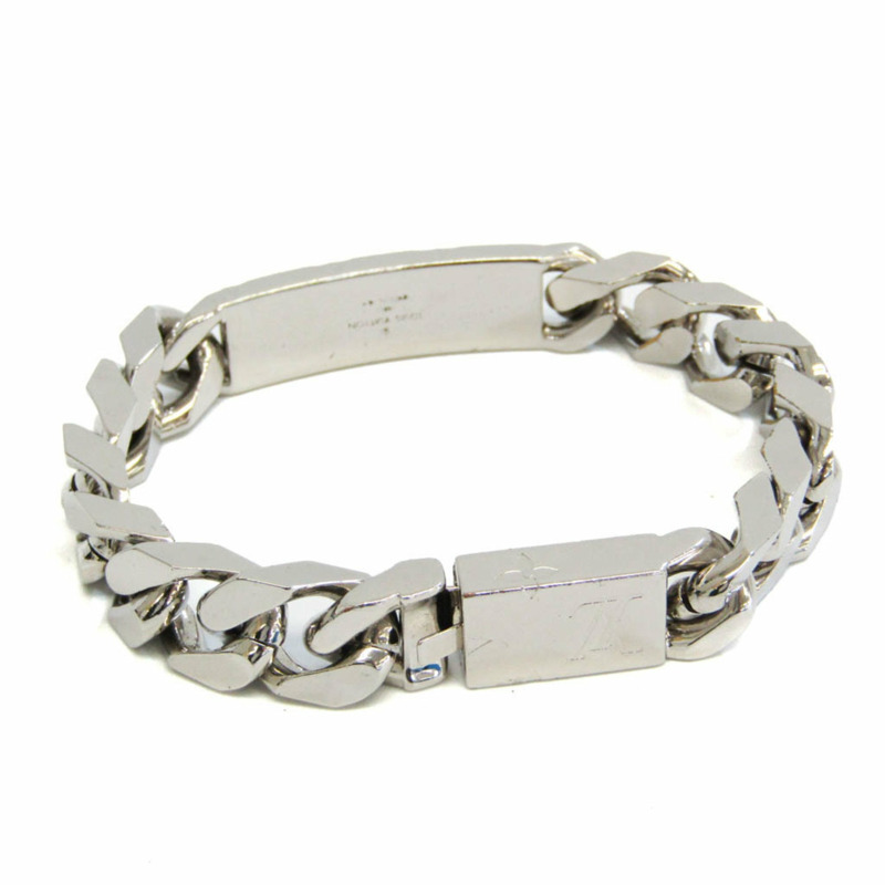 【日本直送】Louis Vuitton 鍊式手鍊 Monogram M62486 金屬手鐲 銀-1