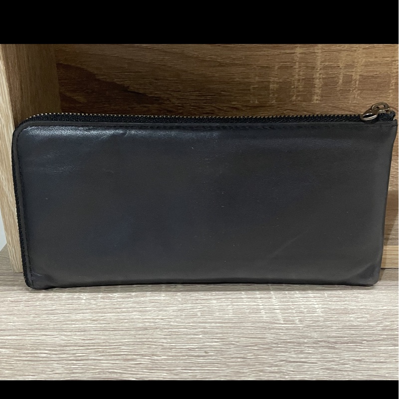 二手  羊皮  薄長夾-7