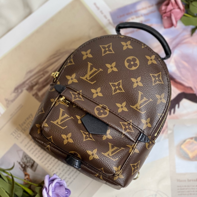 LV mini  後背包 小書包 <晶片款><新款拉鍊>-0