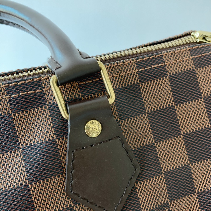 LV 格紋 speedy 30公分-4