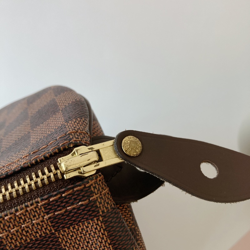 LV 格紋 speedy 30公分-5