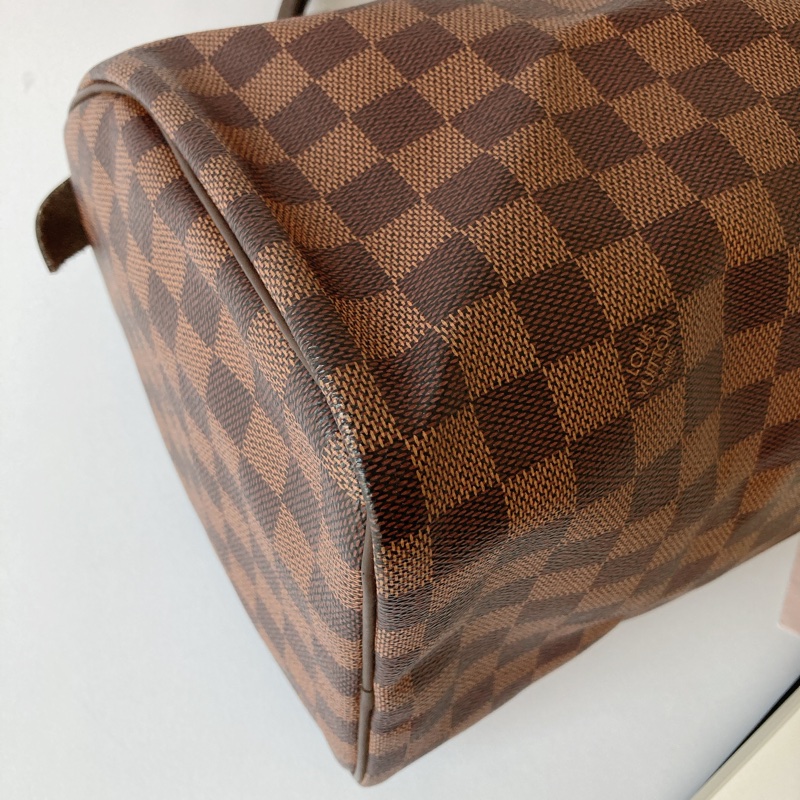 LV 格紋 speedy 30公分-6