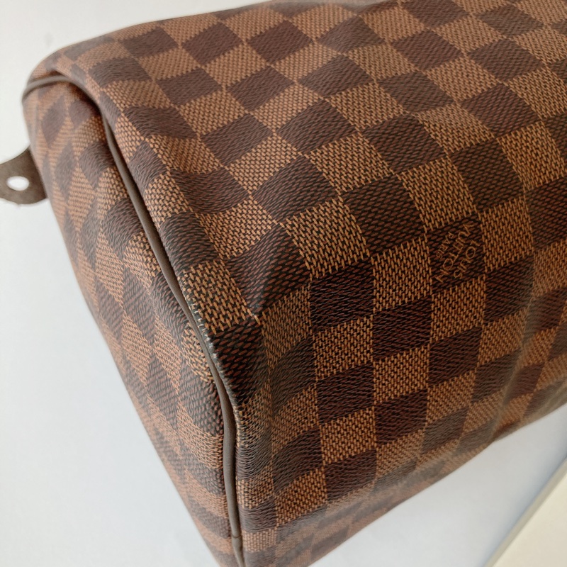LV 格紋 speedy 30公分-8