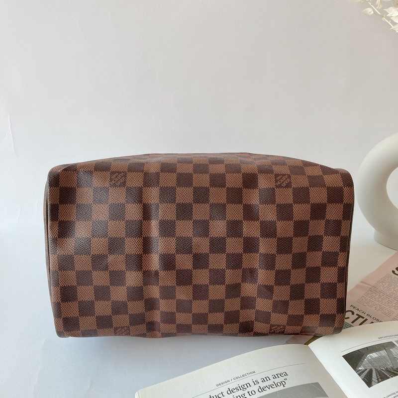 LV 格紋 speedy 30公分-10