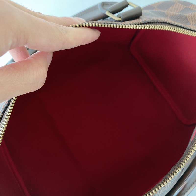 LV 格紋 speedy 30公分-11