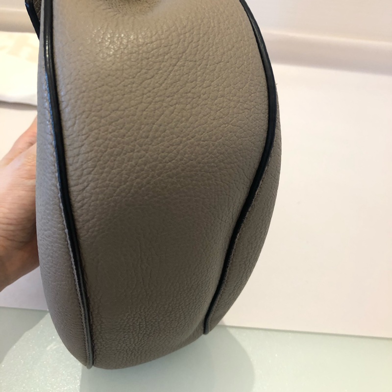 CHLOE drew shoulder bag小豬包 small 經典灰-8