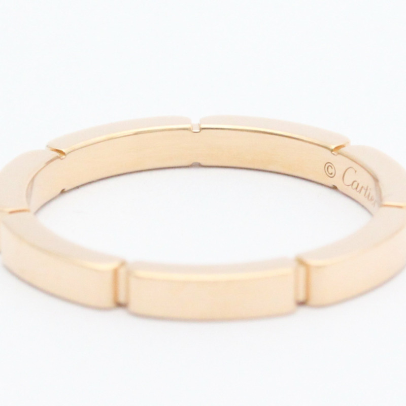 【日本直送】Cartier Maillon Panthere 玫瑰金 (18K) 時尚無石戒指玫瑰金-6
